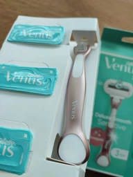 Станок для бритья женский (Бритва) Venus Extra Smooth Sensitive RoseGold с 3 сменными картриджами (7702018609994) фото от покупателей 1