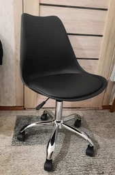 Офісне комп'ютерне крісло Hommex Kantri White / Blue (арт. H-231 W / BL MR) на колесах хром фото от покупателей 5