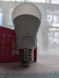 LED лампа MAXUS A70 15W 4100K 220V E27 (1-LED-782) фото от покупателей 2