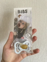 Пустушка BIBS Mokka 0-6 міс кругла натуральний каучук