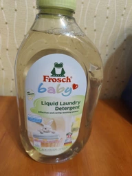 Жидкое средство для стирки детского белья Frosch Baby 1.5 л (4009175940391/4009175924087) фото от покупателей 2