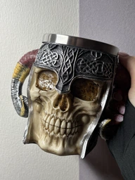 Кружка Викинг Воин 3D 500мл