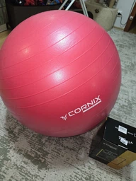 М'яч для фітнесу (фітбол) Cornix 65 см Anti-Burst XR-0021 Blue фото від покупців 18