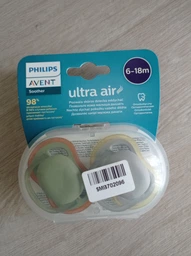 Силіконова ортодонтична пустушка Philips Avent Ultra Air 6-18 міс 2 шт (SCF085/16) фото від покупців 2