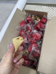 Печиво з передбаченнями Червоне Fortune cookies (50 шт) фото от покупателей 6