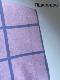 Комплект постельного белья MirSon Двуспальный 175х210 см 17-0731 Pink & Gray Plaid Бязь (2200010823707) фото от покупателей 6