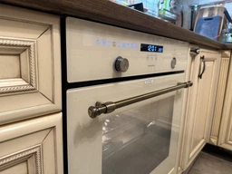 Духовой шкаф электрический Luxor HB 980 Rustik Classico KUP + три стекла двери подсветка программ LED, песочное стекло, кремовый, слоновая кость, бежевый шампань фото от покупателей 4