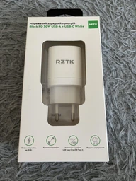 Сетевое зарядное устройство RZTK Block PD 30W USB-A + USB-C White фото от покупателей 15