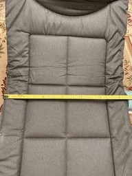 Розкладне ліжко кемпінгові туристичні меблі 200 x 66 x 30 см сірий (2081647418) фото від покупців 1