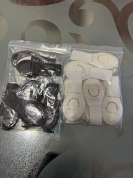 Замок безпеки набір 10 шт Захист на меблі від дітей 20 см Vela універсальний тканинний Чорний фото від покупців 10