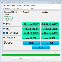SSD диск Samsung 990 Pro 2TB M.2 PCIe 4.0 x4 NVMe 2.0 V-NAND 3bit MLC (MZ-V9P2T0BW) фото от покупателей 10