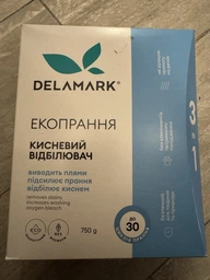 Усилитель стирки кислородный отбеливатель Delamark 750 г (4820152330321) фото от покупателей 1