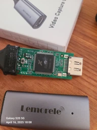 Внешняя карта видеозахвата Lemorele ms2130 - HDMI Full HD для USB Type-C для PC, MacBook, Switch, Xbox, PS4/5