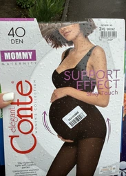Колготы 40 Den женские больших размеров Conte Elegant CE Mommy 5 р Бежевые (4810226561294)