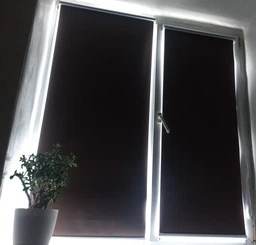 Рулонна штора термо 051 блекаут DecoSharm 52x170 см Білий фото від покупців 12