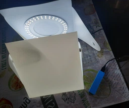 Портативный лайтбокс с LED подсветкой для предметной макросъемки Andoer LB03 | раскладной фотобокс, 24см