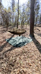 Туристический гамак до 200 кг с москитной сеткой HAMMOCK NET, Хаки