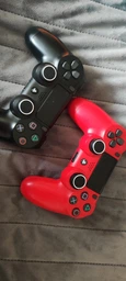 Силіконові накладки на аналогові стики Honson Dualshock 4 чорний з білою окантовкою 2 шт.