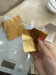 Пищевое золото листовое Сусальное золото Golden Touch 1 шт