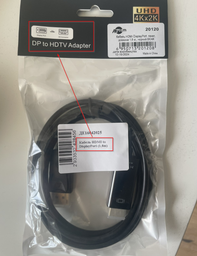Кабель DisplayPort (M) – HDMI (M) 5 м, Black, Atcom 000349751