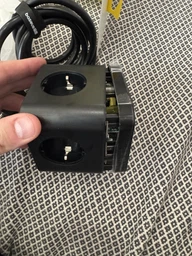 Сетевое зарядное устройство Baseus PowerCombo Cube Power Strip 3xAC+2xUSB+2xType-C 30W 1.5м (E00066400117-00) Black