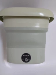 Складная стиральная машина Folding Washing Machine голубая фото от покупателей 3