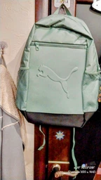 Рюкзак спортивный тканевый 28 л вмещает формат А4 Puma Buzz Backpack 09115303 Navy (4067984165664) фото от покупателей 3