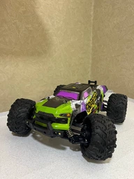 Внедорожная машинка на радиоуправлении Beast SG116 PRO ZLL 4х4 с дистанционным управлением 1:16 40 км/ч 2,4G фиолетово-зеленый фото от покупателей 2