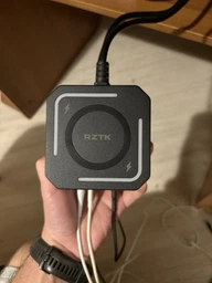 Универсальный сетевой удлинитель RZTK GaN Hub Wireless 65W + 3 USB-A (QC 3.0) + USB-С (PD20W) Black 2 м фото от покупателей 15