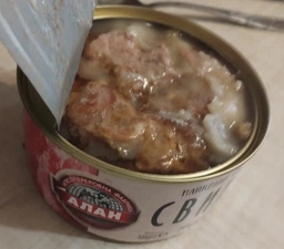Мясная консерва Алан Свинина тушенная 338 г (4823036501565) фото от покупателей 5