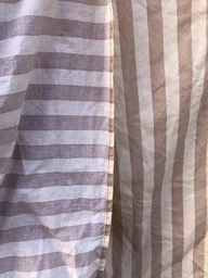 Простынь MirSon Бязь 17-0610 Stripe Light Brown 200 х 220 см (2200008199081)