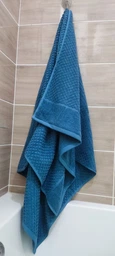 Рушник банний Lovely Svi бавовна жаккардове для ванної, готелів, СПА, в подарунковому пакеті - 70 х 140 см Diamond Grid Коричневий фото від покупців 9