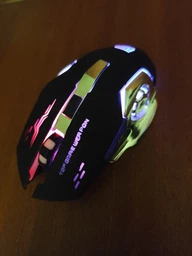 Бездротова миша ігрова з RGB підсвіткою акумуляторна регульоване DPI 800 1200 1600 оптичний сенсор USB Wi-Fi адаптер безшумна ергономічна для ПК ноутбуків Android для ігор та роботи безпровідна фото від покупців 7