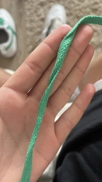 Шнурки для спортивного взуття Two Laces плоскі 9 мм, довжина 100 см, червоно-білі (59230452) фото від покупців 2