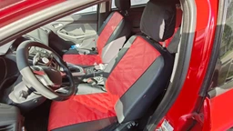 Авто чехлы из эко кожи Mitsubishi Colt (2002-2012) Pok-ter ELIT Premium с серой вставкой фото от покупателей 9