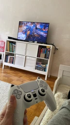 Качественный защитный силиконовый чехол Cat Ear Pink для геймпада Sony DualSense PS5 + накладки на стики [466129389] фото от покупателей 16
