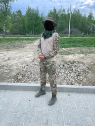 Тактическая форма Brutals убакс с налокотниками+штаны с наколенниками+панама р.7XL фото от покупателей 1