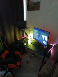 Комп'ютерний стіл RZTK Cobra RGB Carbon 1200 х 600 мм фото від покупців 5