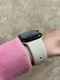 Силиконовый ремешок Sport Band для Apple Watch 41mm | 40mm | 38mm Starlight S/M фото от покупателей 2
