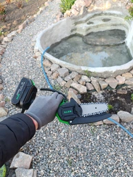 Мини-пила аккумуляторная RZTK Mini Saw 21V в кейсе, 2 АКБ и ЗУ фото от покупателей 2