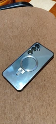 Чохол силіконовий з захистом камери WAVE Premium Metal Color Case with Magnetic Ring для Samsung Galaxy S24 FE gold фото від покупців 4