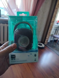 Бездротова стовпчик Hoco HC17, BT5.3, TWS, FM, TF, USB, 2h, червона фото від покупців 3