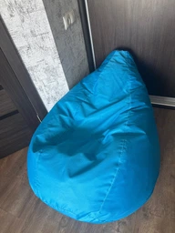 Крісло Мішок Груша Оксфорд Waterproof (3XL-150х100) iQmebel Помаранчевий (знімний чохол) фото від покупців 6