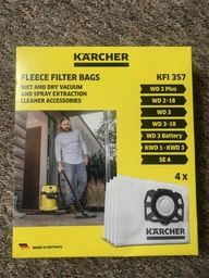 Одноразовые Мешки 5шт пылесоса Karcher WD3 WD2-Plus KWD 1 - KWD 3 SE 4002 (2.863-314.0) фото от покупателей 2