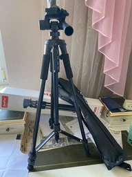 Штатив тринога NeePho NP-8840, професійний для телефону, фотоапарата, 66-178 см, 3 коліна (NP-8840) фото від покупців 4