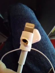 Бездротові навушники Hoco EW27 (Bluetooth 5.3, Lightning порт, сенсорне керування, LED-індикатор, 6 годин роботи) - Білий фото від покупців 16