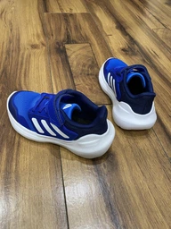 Детские кроссовки для мальчика Adidas Tensaur Run 3.0 El C IE5989 28 Синие (4067888409796)