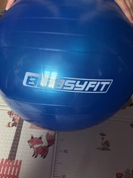 Мяч для фитнеса EasyFit 75 см фиолетовый (фитбол, гимнастический мяч для беременных) EF75V фото от покупателей 8
