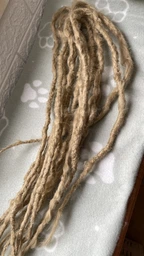 Канекалон Jumbo Braid однотонный холодный беж коса длинна 60 см Вес 100 грам Термостойкий 24# фото от покупателей 1