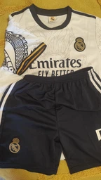 Дитяча футбольна форма Bellingham (Беллінгем) №5 Real Madrid Fan – р.24 (зріст 130–140 см) біла фото від покупців 3